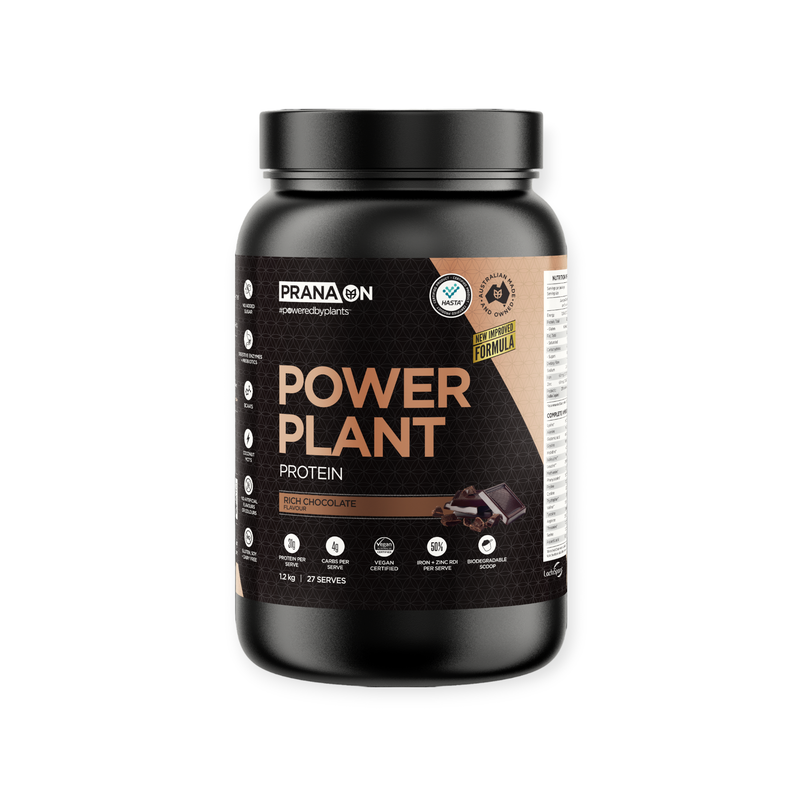 Load image into Gallery viewer, Prana Power Plant Protein Rich Chocolate 1.2kg
