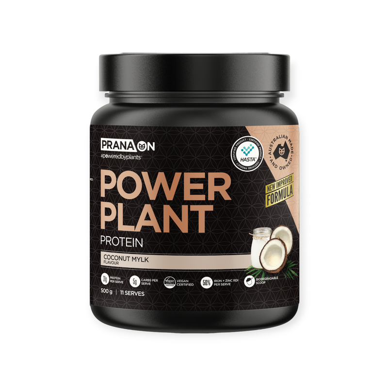Load image into Gallery viewer, Prana Power Plant Protein Coconut Mylk 500g
