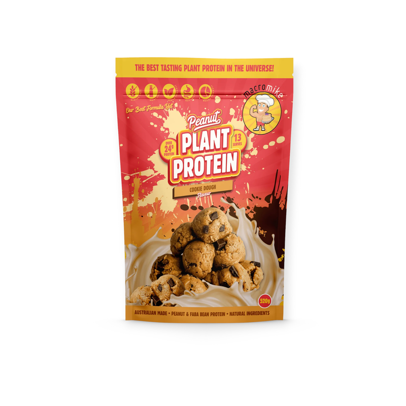 Load image into Gallery viewer, Macro Mike Peanut Plant Protein Cookie Dough 520g
