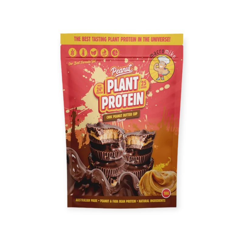 Load image into Gallery viewer, Macro Mike Peanut Plant Protein Choc Peanut Butter Cup 1kg
