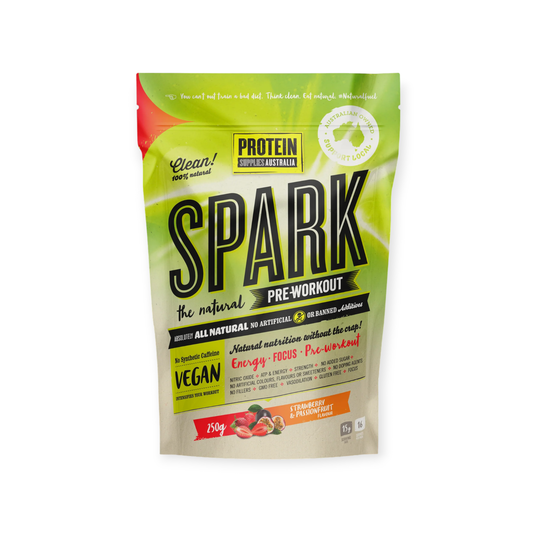 Protein Supplies Aust. Spark Pre-workout Strawberry & Passionfruit 250g