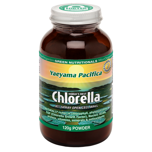 Microrganics Green Nutritionals Yaeyama Pacifica Chlorella Powder 120g