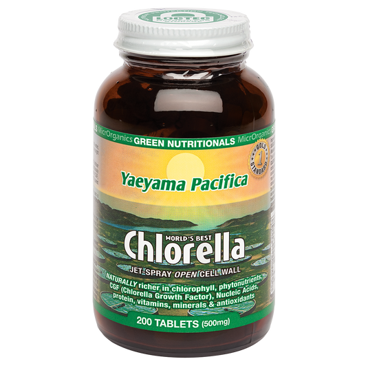 Microrganics Green Nutritionals Yaeyama Pacifica Chlorella 200 tablets