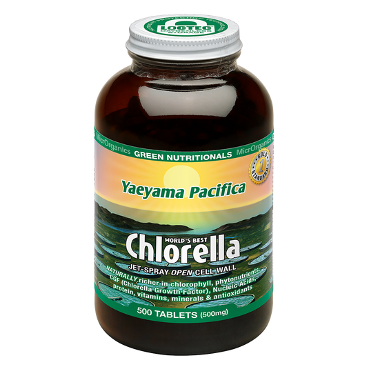 Microrganics Green Nutritionals Yaeyama Pacifica Chlorella 500 tablets