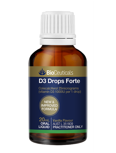 BioCeuticals D3 Drops Forte 20mL oral liquid emulsion