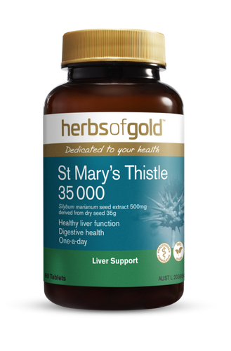 Herbs of Gold St Mary's Thistle 35 000 60 tablets