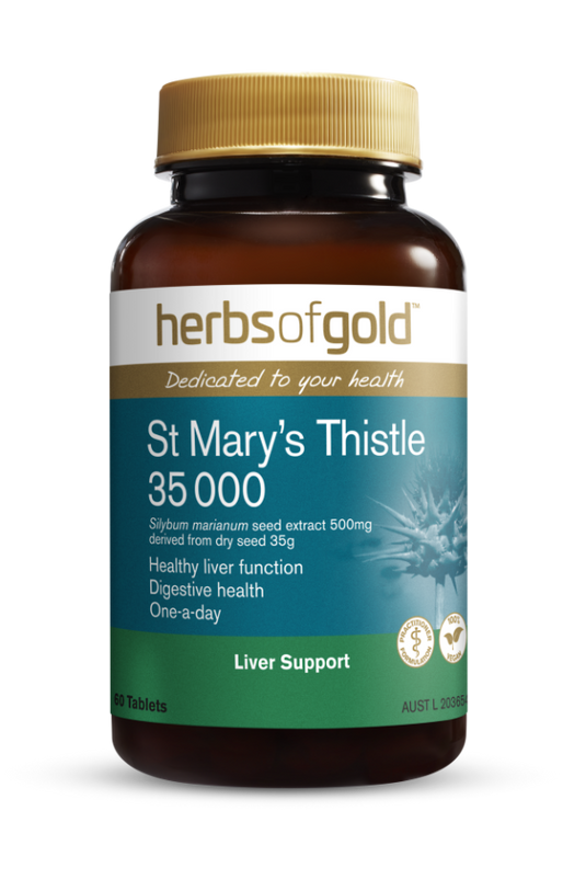 Herbs of Gold St Mary's Thistle 35 000 60 tablets